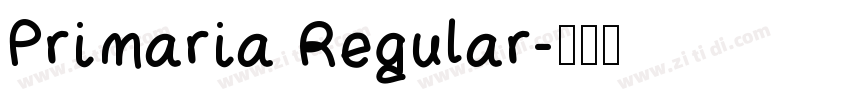 Primaria Regular字体转换 Primaria Regular字体转换
